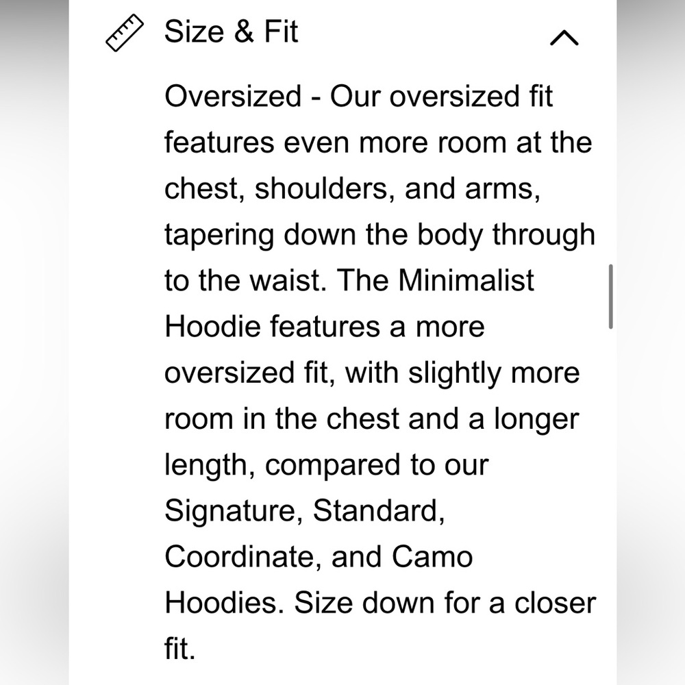 NWT $120 Comfrt Minimalist Hoodie Obsidian/Black - Picture 8 of 10